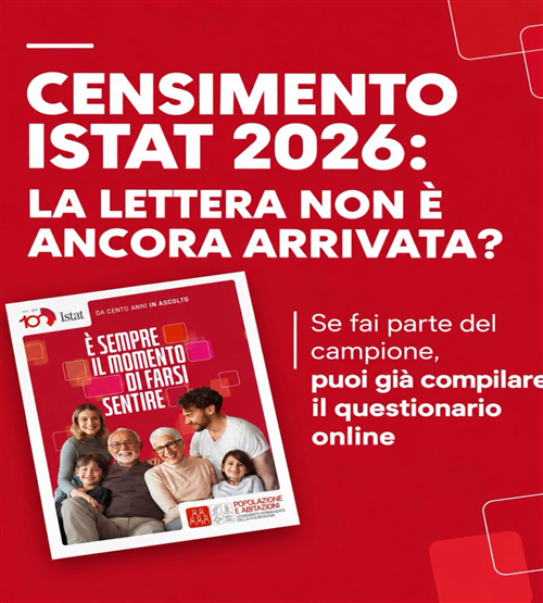 Censimento permanente della popolazione 2026